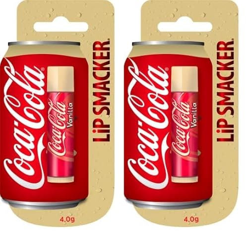 Lip Smacker - Collezione Coca-Cola - Burrocacao per Bambini al Gusto Vaniglia - Dolce Regalo per i Tuoi Amici - Pezzo Singolo (Confezione da 2)