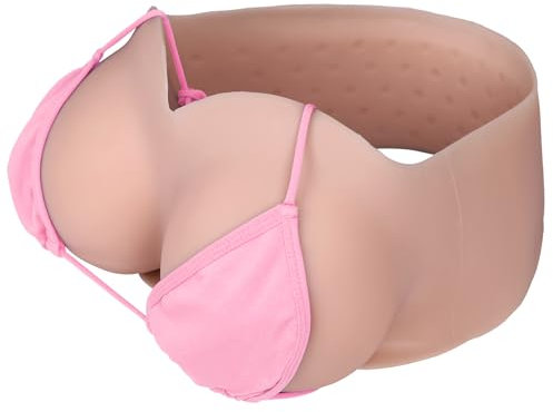 Vnmcry Silicone Breast Forms Gel Filled V-Neck Tube Top Realistic Chest Plates Strapless Breastplate Fake Boobs for Men Crossdresser Transgender Mastectomy Prosthesis (Beige - D Cup S Size)