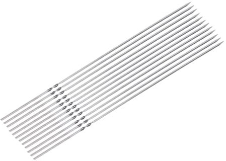 Happyyami 50piezas Brochetas Inoxidable De Duraderas Anchas y Gruesas Para Barbacoa Reutilizables