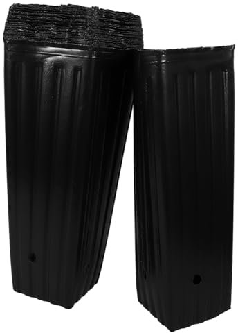 FONDOTIN 30Stücke Pflanzsäcke aus Dickem Kunststoff für Gesunde Wurzelentwicklung Atmungsaktive Wachstumstaschen für Blumen und Gemüse für Außenanbau