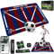 Fussball Matte Mit Fussballtrainer 90x60cm Rutschfest Silent Fussballmatte Training Kinder – Trainingsmatte Für Ballkontrolle & Schritt-übungen Stoßdämpfende Fußball Trainingsmatte Trainingszubehör