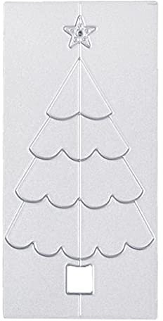 Fustelle in metallo 3D a forma di albero di Natale, stencil per album di ritagli, biglietti di carta, stampo per goffratura, decorazione