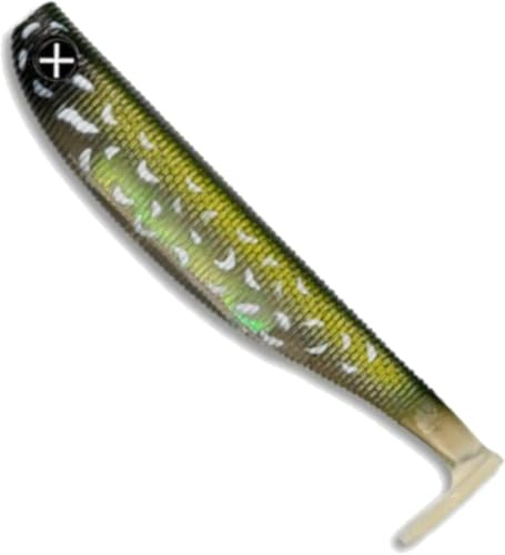 Monkey Lures Fat Lui - 7 cm, 9 cm, 11 cm, 14 cm, 18 cm, 23 cm - Big L Köder, Gummifisch, Angelköder, Softbait, Hechtköder, Kunstköder Angeln, Gummiköder