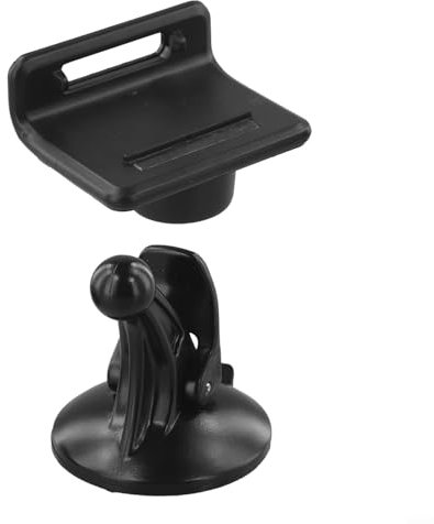 TDCuizent Soporte de coche GPS para parabrisas y salpicadero, soporte giratorio de 360 grados para TomTom GO 1050 1000 1005 1015 2405 2435 2050 2505 2535 Series Negro