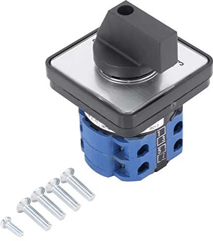 Wadakada 660V 20A Schalter 4-Poliger 2 Poliger Dreh Schalter Universal Dreh Nocken Schalter Motor Umkehr Schalter