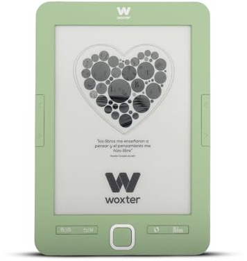 Woxter Scriba 195 Salvia - Lector de Libros Electrónicos, Color Verde