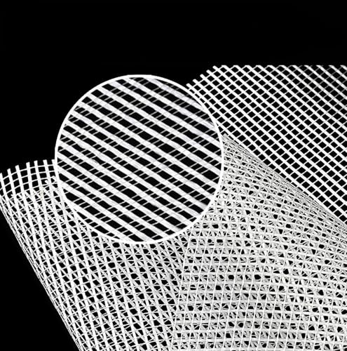Treillis pour enduits et plâtrage, Le mur en béton blanc de tailles multiples petit pain maille fibre verre fissure le patch couture d'isolation(30mx0.7cm)