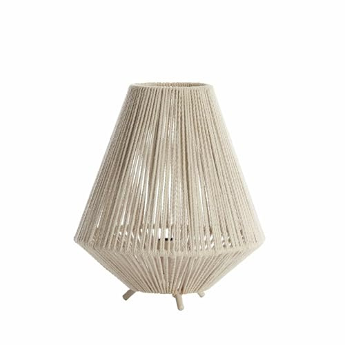 Light & Living Tischlampe Felida - Creme - Ø28cm | Rund - Modern - Metall - Tischleuchte Wohnzimmer & Schlafzimmer - Tischlampen modern