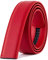 Katusi Herren Gürtel Ohne Schnalle kts9 120cm,Rot,120