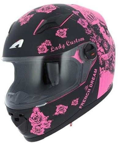 Astone Helmets GT2KG-LADYC-BPM Casque Moto Intégral GT Kid Lady, Rose, Taille M