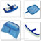 Kit Pulizia Piscina Scopa Aspirafango + Retino superficie+ Retino fondo+Spazzola cm 46