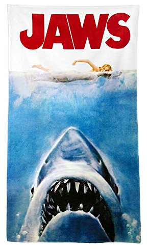 Digital Pharaoh Badetuch Handtush Jaws Movie Filmplakat Amity Island (140cm x 70cm)