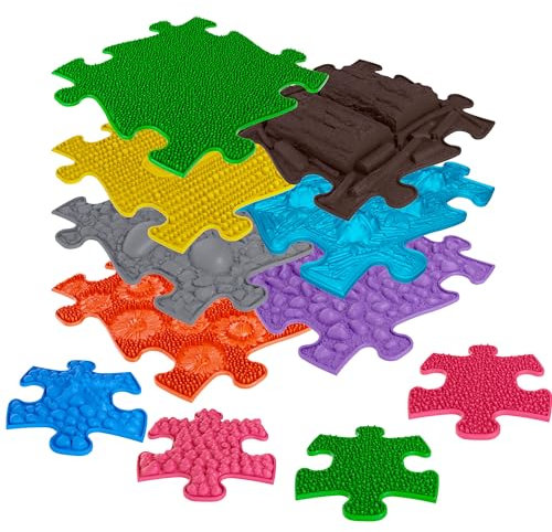 Orthopädische Sensorik Strukturmatten Muffik Basic Set -2 - 11 Teile für taktile Wahrnehmung