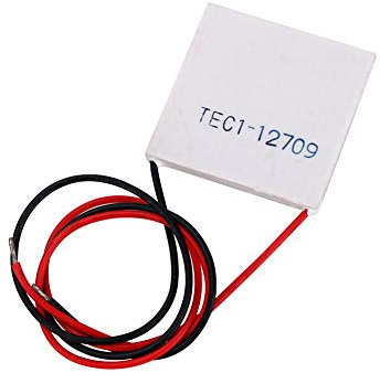 12V TEC1-12709 100W Diferencia de alta temperatura Enfriador termoeléctrico Placa Peltier 40 mm x 40 mm Disipador de calor Estado sólido libre de vibraciones sin ruido
