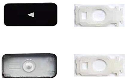 Replacement Individual Left Arrow Keycap and Hinges are Applicable for MacBook Pro/Air Model A2141 A2251 A2289 A2179 A2337 A2338 Keyboard to Replace The Left Arrow Key Cap