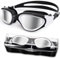 HotSrace Polarized Swimming Goggles Anti Fog Anti UV No Leakage, Swim Goggles with Soft Silicone Clear Vision Easy to Adjust for Adults Men Women Teenager