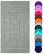 Lashuma London Saugfähige Duschmatte, Waschbar Weicher 50x90 cm Vorleger Grau - Stein