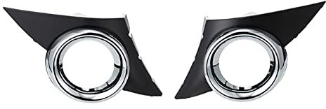 Für Peugeot 207 Sport 2006-2009 Auto Nebelscheinwerfer Abdeckung Kühlergrill Chrom Lampe Nebelscheinwerfer Zubehör Außenteile (Farbe : 1 Pair)