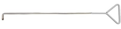 Varile 76cm Kanalhaken lackierter Stahl Schachthaken Kanaldeckelheber Schachtdeckelhaken