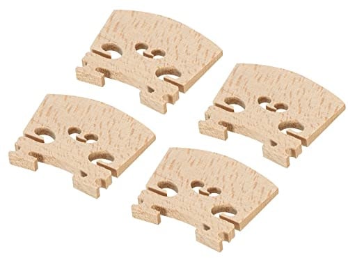 MECCANIXITY Violine Brücke Ahornholz Violine Teile für 1/8 Violine, 4 Stück