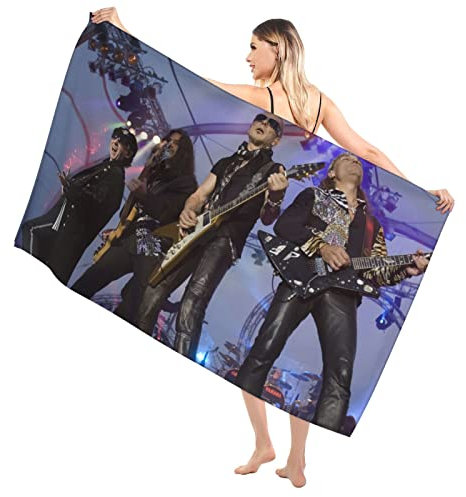 Oudrspo Scorpion s Heavy Metal Badetücher Premium-Badetücher Leichte und stark saugfähige, schnell trocknende Handtücher, perfekt für den täglichen Gebrauch, weich, 51 x 31,5 Zoll