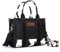 Montana West Wrangler Tragetasche für Damen, Kuh-Druck, Geldbörse, Tragegriff oben, Vintage-Stil, Black-Guitar Strap M, Medium