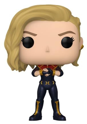 Funko Pop! Marvel: The Marvels – Captain Marvel (Exc) 68288 – Vinyl-Figur zum Sammeln – Geschenkidee – Offizielles Merchandise – Spielzeug für Kinder & Erwachsene – Modellfigur für Sammler und
