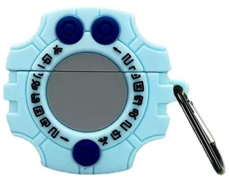 eglixu Per AirPods di terza generazione [2021], simpatico design creativo con mostro Digimon Digivice in morbido silicone per Airpods 3 custodia di ricarica per cuffie