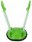 Qukaim Baggy Rack Clip Adjustable Hands Free Baggy Rack Clip Kitchen Food Storage Bag Opener Holder Anti slip (Green)