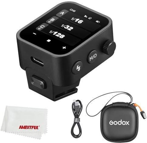Godox X3N X3 N X3-N TTL Wireless Flash Trigger for Nikon,2.4GHz Wireless System,High-Definition LED Screen,Built-in Lithium Battery for Nikon Cameras (X2T-N/Xpro-N/XProII-N Upgrade Version)