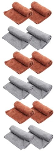 Gatuida 12pièces Chiffons De Nettoyage Absorbants pour Bar à Café Lingettes Multifonctionnelles pour Comptoir Vaisselle Et Machine à Café Réutilisable Microfibre Lot