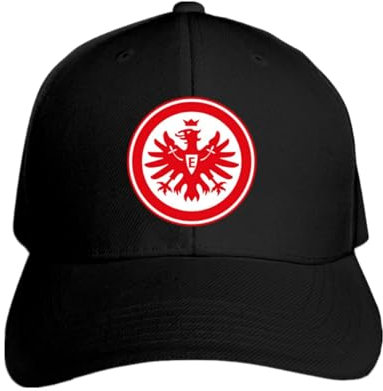 FBBINKA Baseball Kappe EIN-Tracht Fra-Nkfurt Logo Cap mit gebogener Krempe, Bedruckte Baseballkappe, Sonnenblende, Reisekappe, Sandwich-Kappe, verstellbar Geschenk