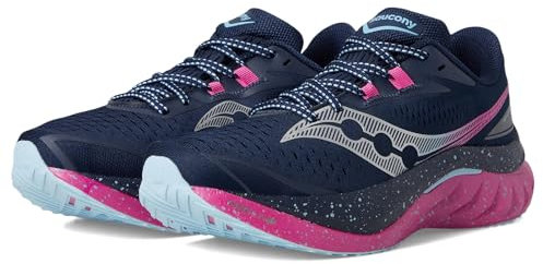 Saucony Endorphin Speed 4, Scarpe da Ginnastica Donna, Navy/Fucsia, 40 EU