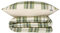 Schiesser Bettwäscheset Morris | 2-teilig | Kariert | Feinbiber | 100% Baumwolle | Oeko-Tex Zertifiziert | Reißverschluss | 135 x 200 cm + 80 x 80 cm | in zeitlosem Karo | Grün