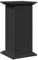 vidaXL Supporto Espositivo Portaoggetti Nero 31x30x60 cm Truciolato, espositore a Colonna, vetrina, Mobile espositivo, piedistallo espositivo