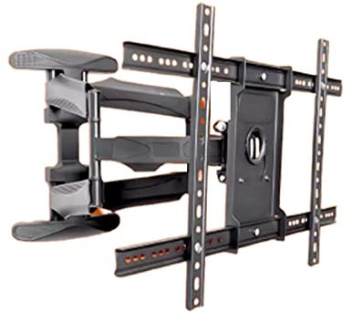 FLNOZAMZ Support TV Robuste à Double Bras pour différentes Tailles de téléviseurs, Support Universel pivotant télescopique Mural, Ligne de Faisceau cachée, réglage de l'angle d'inclinaison (D)