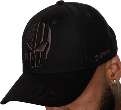 GASP Relentless Cap Bodybuilding Baseball Cap (DE/NL/SE/PL, Alphanumerisch, S, M, Black-Grey)