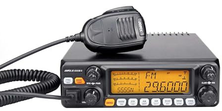 Radio Amateur Jopix AT-5555N II, AM, FM, SSB 10M CW TRX 28-29,7 MHz, VOX, Roger Beep, 13,8 V