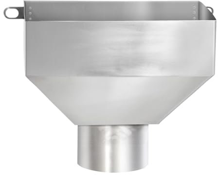 MagiDeal Dachrinnen-Fallrohradapter, Dachwassersammler, Wände für Außenablaufrohr, Außendächer, Einlass 14 cm x 20 cm, Regenwasseranschluss, für 114mm Rohr