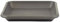 greemotion Soucoupe carrée pour pot de fleur 20 x 20 cm - Dessous de pot de fleur en plastique gris anthracite - Plateau pour jardinière résistant aux UV et au gel
