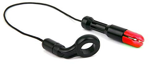 Fox Black Label Stealth Bobbin - Optischer Bissanzeiger, visuelle Bissanzeige zum Karpfenangeln, Bobbins Einhänger zum Angeln, Farbe:Red