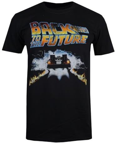 Back To The Future Mens T-Shirt Short Sleeve Cotton