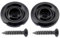 Musiclily Basso Abbassacorde in Metallo per Basso Elettrico Precision/Jazz Bass, Nero(2 Pezzi)