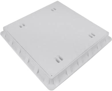 Uzman-Versand, chiusino per pozzetti, classe A15, calpestabile, copertura per vano di ispezione (70 x 70 cm), coperchio per canali, per giardino, pavimento, vano di drenaggio
