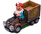 Birendy Figur, Zwerg, NF15177-1 Gartenzwerg Gartendekoration Gartenwichtel mit Solarlampe als Scheinwerfer