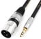 Tisino Cavo 3.5mm Sbilanciato a XLR Maschio - Prolunga/Adattatore Mini Jack a XLR - 1m