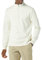 Amazon Essentials Felpa in Pile A Maniche Lunghe con Zip Corta Uomo, Bianco Sporco, M