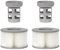 WuYan 2pcs Filter + 2pcs Filterhalter im Lieferumfang für Mspa Whirlpool Ersatz Filter,Kartuschenpumpe für heiße U-Boote und Spa,Für aufblasbare Pools - Modelle ab 2020