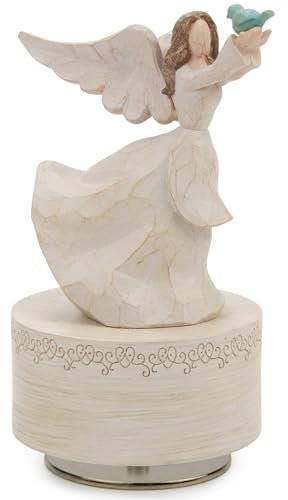 Figura musical de ángel de la guarda YT3, regalo para mostrar amor, simpatía, gratitud, duelo, amistad o oración