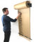 Rouleau de papier kraft marron avec support mural pour bureau, maison, restaurant, café